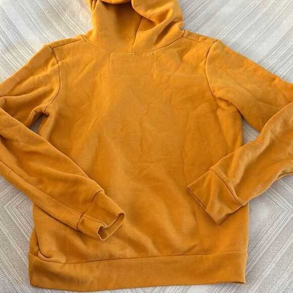 Aviator Nation Kids Hoodie Smiley in Gold - Size 12 - Picture 8 of 8